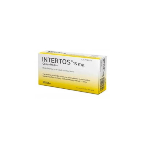 Intertos 15 Mg 20 Comprimidos