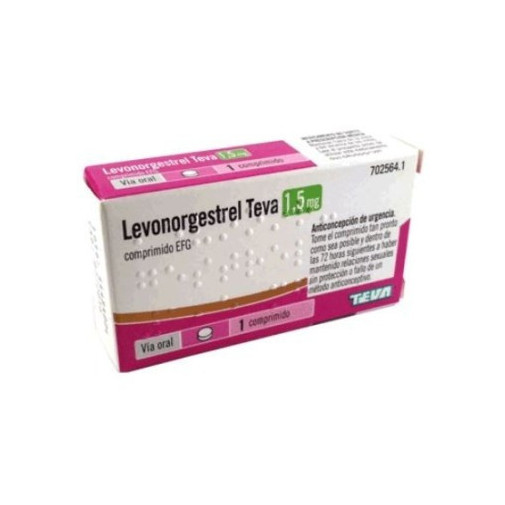 Levonorgestrel Teva Efg 1,5 Mg 1 Comprimido