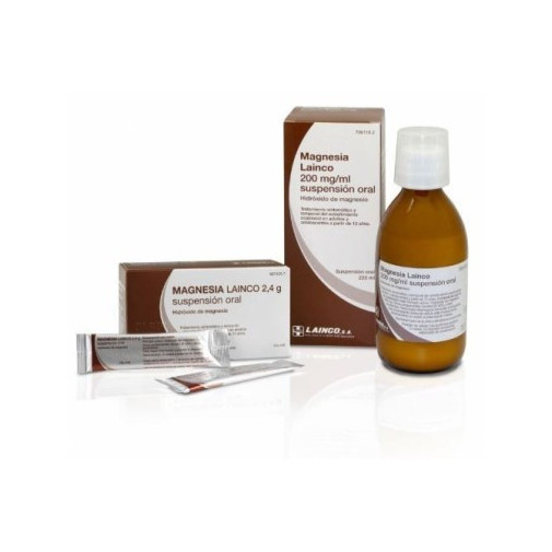 Magnesia Lainco 200 Mg/Ml Suspension Oral 1 Frasco 220 Ml
