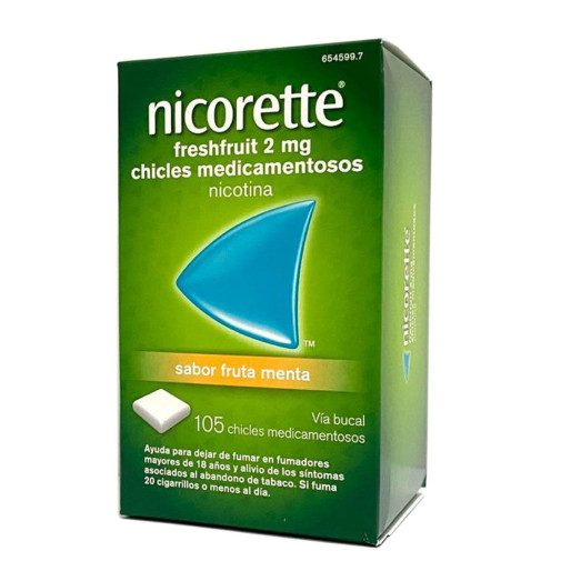 Nicorette Freshfruit Elam Pharma 2 Mg 105 Chicles Medicamentosos