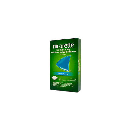 Nicorette Ice Mint Elam Pharma 2 Mg 30 Chicles Medicamentosos