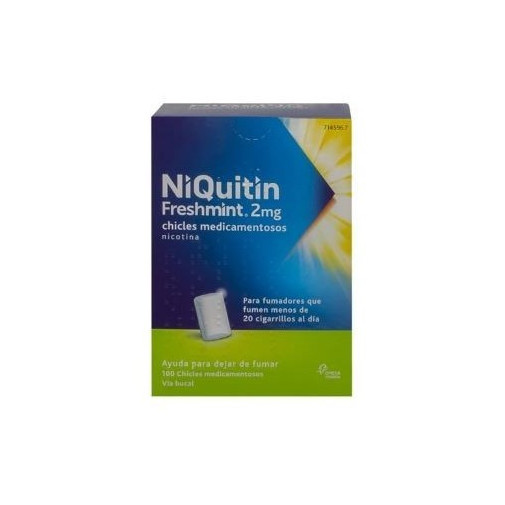 Niquitin Mint 2 Mg 100 Chicles Medicamentosos