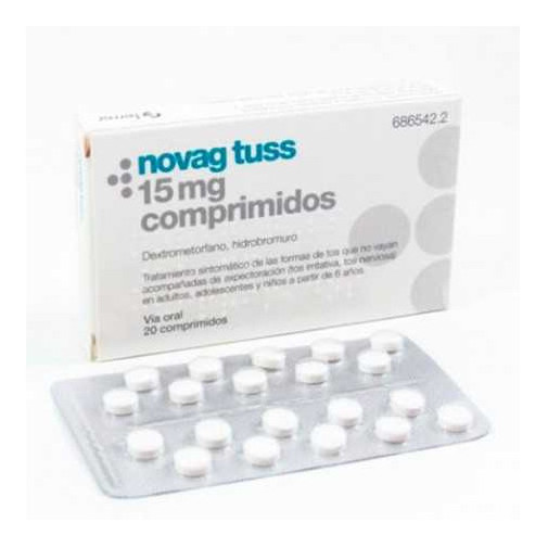 Novag Tuss 15 Mg 20 Comprimidos