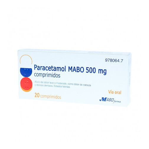Paracetamol Mabo 500 Mg 10 Comprimidos