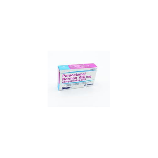 Paracetamol Normon Efg 650 Mg 20 Comprimidos