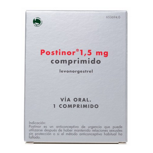 Postinor Difarmed 1,5 Mg 1 Comprimido