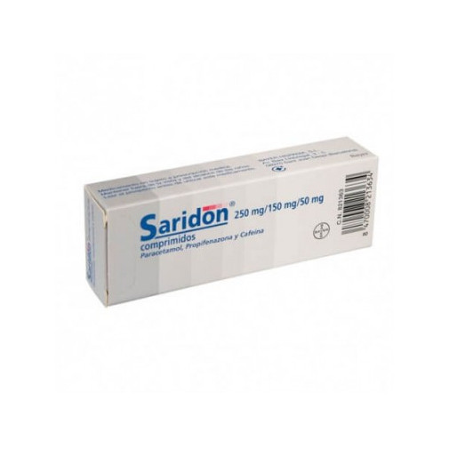 Saridon Elam Pharma 250 Mg/150 Mg/50 Mg 20 Comprimidos