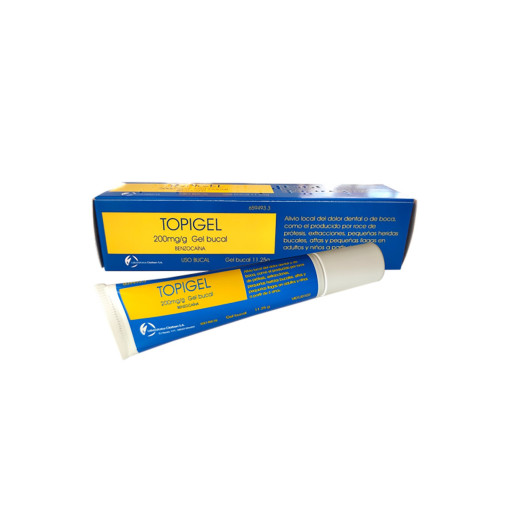 Topigel 200 Mg/G Gel Bucal 1 Tubo 11,25 G