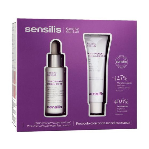 Sensilis Protocolo Despigmentante Manchas Oscura Serum + Crema + Protector Solar