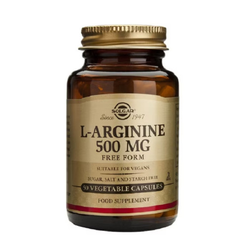 Solgar L Arginina 500 Mg 50 Cápsulas