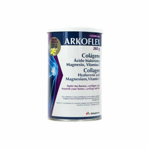 Arkoflex Colágeno Ác Hialurónico Mg Vit C Sabor Vainilla 360G