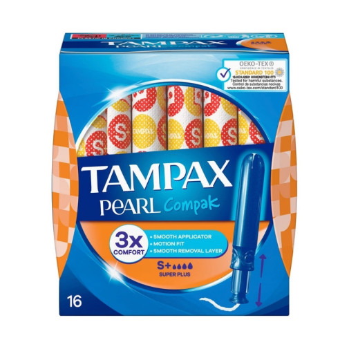 Tampax Compak Pearl Super Plus 16 Uni