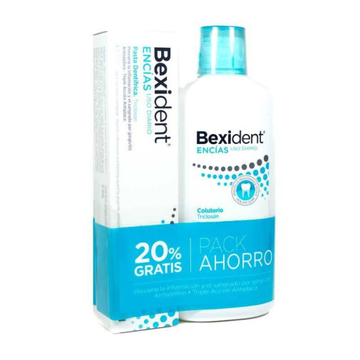 Bexident Encías Triclosan Colutorio 500 Ml + Pasta 125 Ml