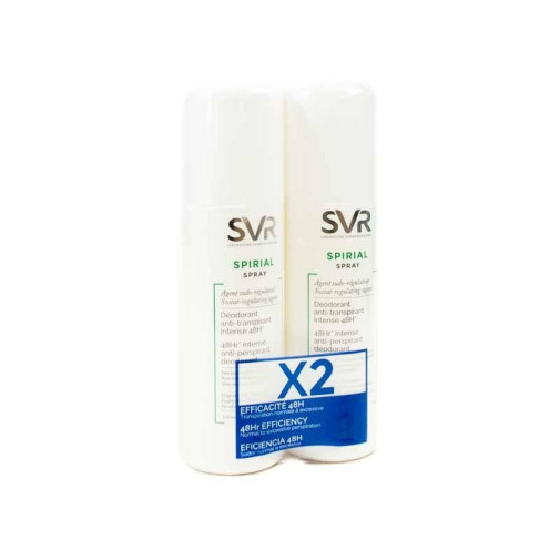 SVR Spirial Desodorante en Spray AntiTranspirante 48h 2x50ml