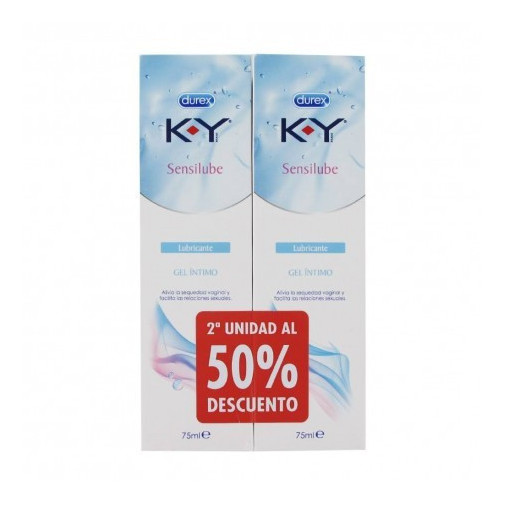 Durex Sensilube K Y Jelly Gel Lubricante Íntimo 2X75Ml
