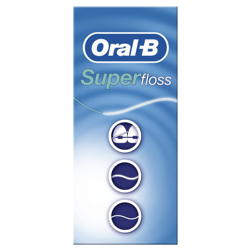 Oral B Seda Dental Super Floss 50 Unidades