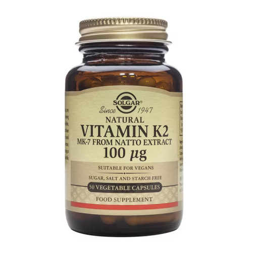Solgar Vitamina K2 100 Mcg 50 Cápsulas Vegetales