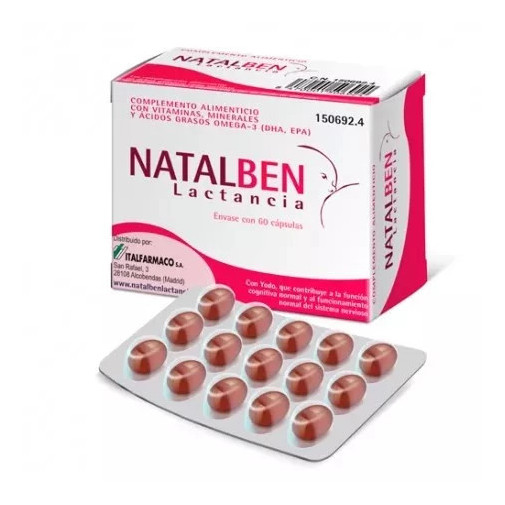 Natalben Lactancia 60 Cápsulas