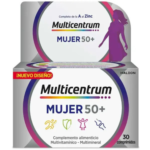 Multicentrum Mujer 50+ 30 Comprimidos