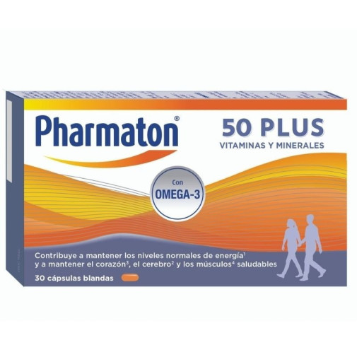 Pharmaton 50 Plus 30 Capsulas