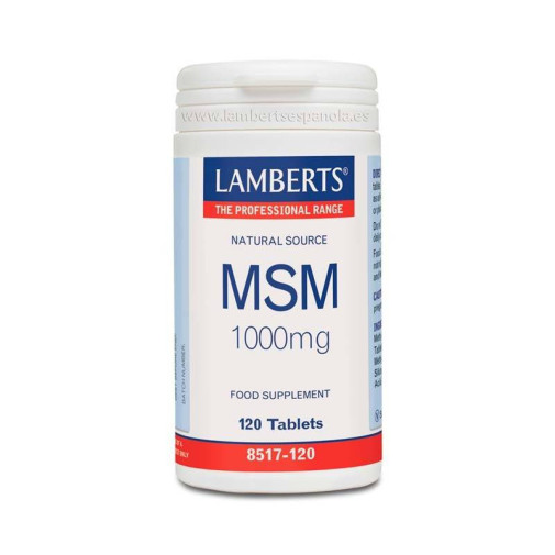Msm 1000 Mg 120 Comprimidos Lamberts
