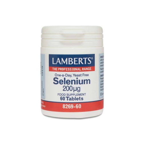 Selenio 200 Mcg (Seleno L Metionina) 60 Comprimidos Lamberts