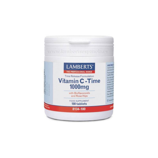 Vitamina C Time 1000Mg De Liberación Sostenida 180 Comprimidos Lamberts