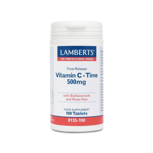 Vitamina C Time 500 Mg De Liberación Sostenida 100 Comprimidos Lamberts