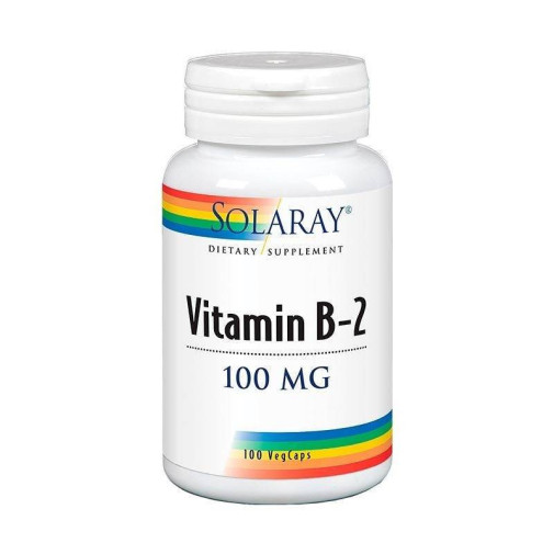 Vitamina B2 100 Mg 100 Cápsulas