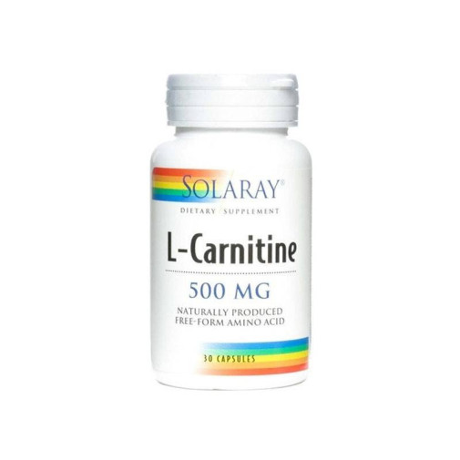 L Carnitina 500 Mg 30 Cápsulas Solaray