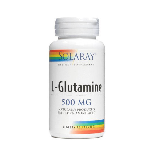 L Glutamina 500 Mg 50 Cápsulas Solaray