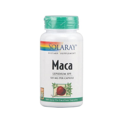 Maca 525 Mg 100 Cápsulas Solaray