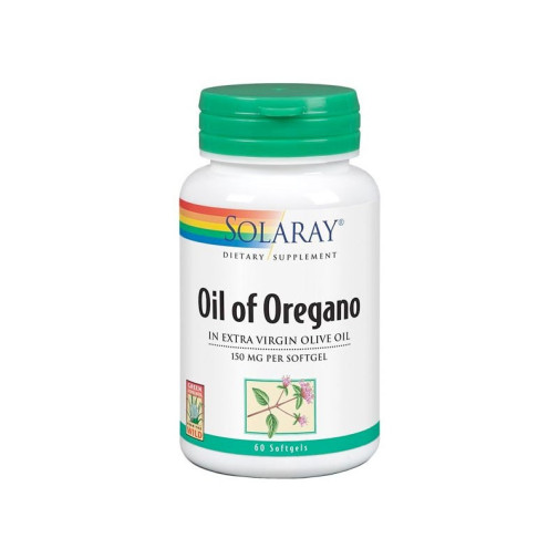 Aceite De Orégano (Oil Oregan) 150 Mg 60 Perlas Solaray