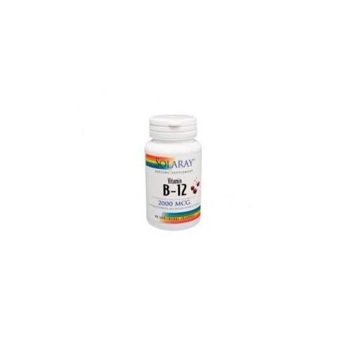 Vitamina B12 2000 Mcg 90 Comprimidos Sublinguales Solaray