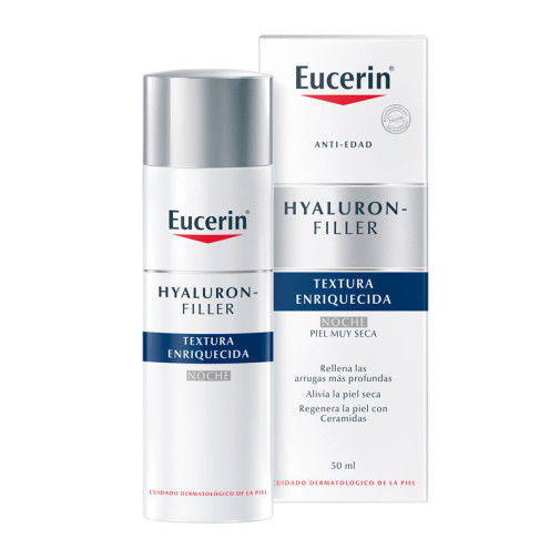 Hyaluron Filler Textura Enriquecida Crema De Noche 50 Ml Eucerin