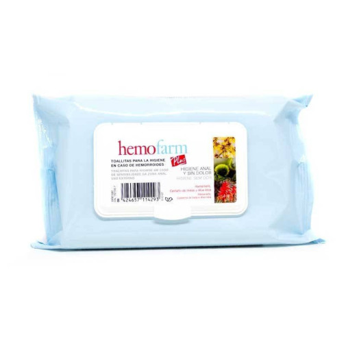 Hemofarm Plus Toallitas 60 Unidades