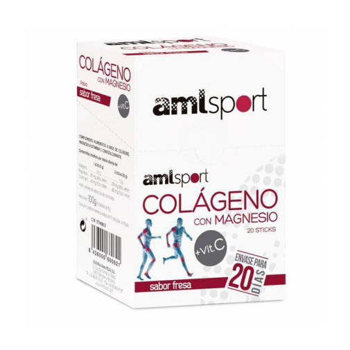 Colageno Mag Vitc Fresa 20Stick Amlspor