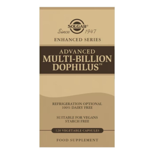 Solgar Advanced Multi Billion Dophilus 120 Cápsulas Vegetales
