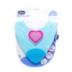 Chicco Babero Mordedor 2 En 1 Gummy Bib Azul