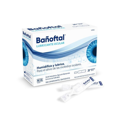 Bañoftal Lubricante Ocular 20  Monodosi