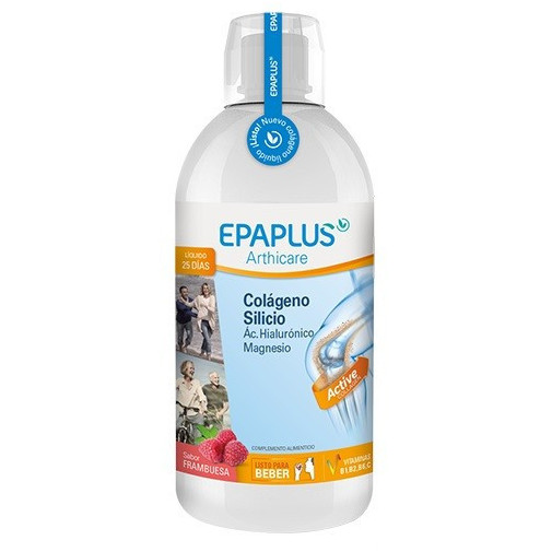 Epaplus Arthicare Colágeno + Ácido Hialurónico + Silicio Bebible Sabor Frambuesa 1000Ml