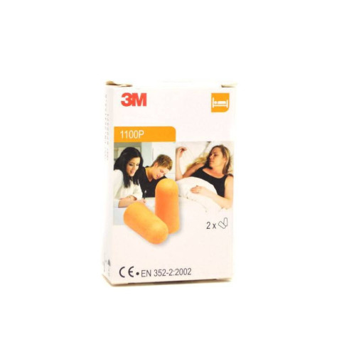 Tapones Oidos 3M Ruido Poliuretano 2 Ud