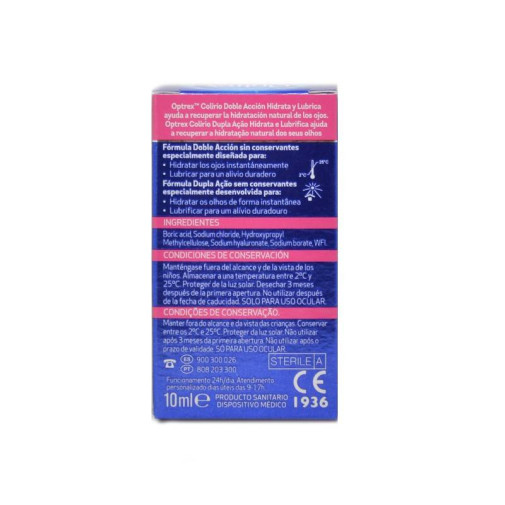 Optrex Doble Acción Colirio Ojos Secos 10Ml