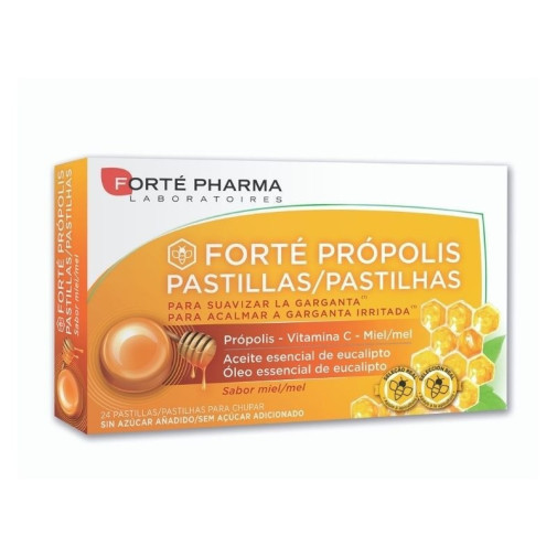 Forte Propolis Pastillas Miel 24 Ud