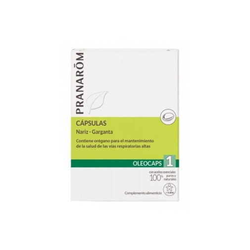 Pranarom Aromaforce Garganta Nariz 30 Cápsulas