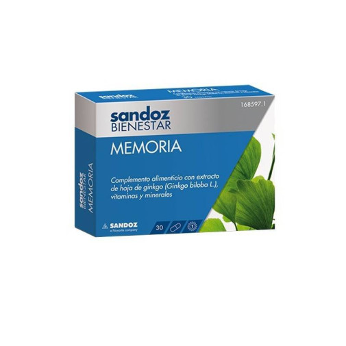 Sandoz Bienestar Memoria 30 Cápsulas