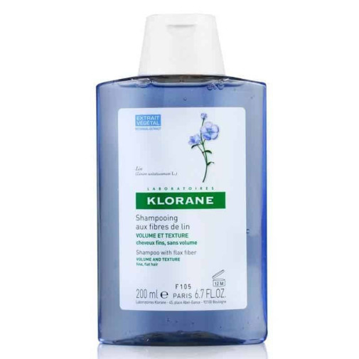 Klorane Champú A La Fibra De Lino 200Ml