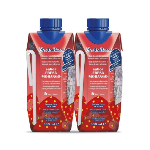 Casen Recordati Bi Oralsuero Fresa 330 Ml Pack De 2