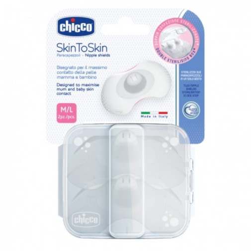 Protegepezón Silicona Skintoskin Talla M/L Chicco