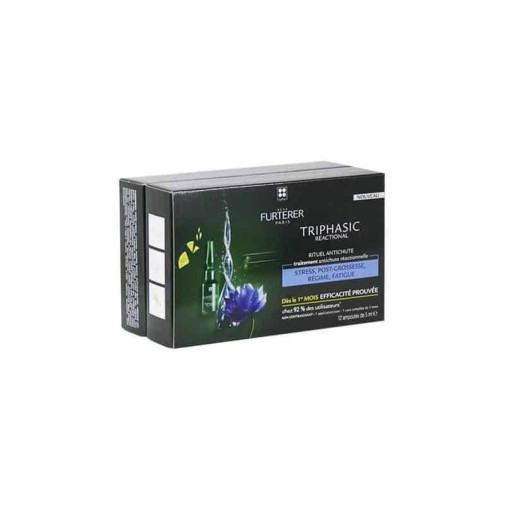 René Furterer Triphasic Reacctional Tratamiento Ampollas Anticaida 12X5Ml